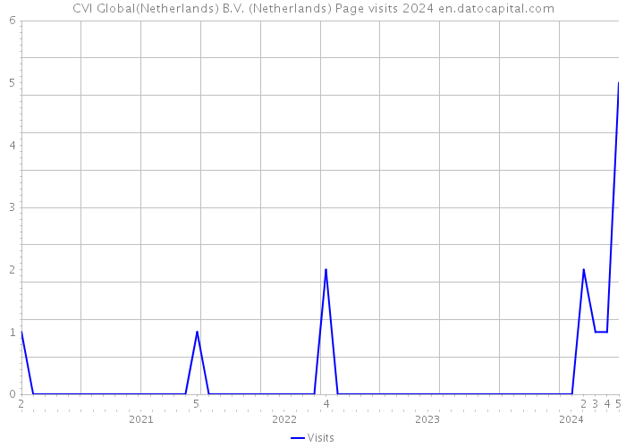 CVI Global(Netherlands) B.V. (Netherlands) Page visits 2024 