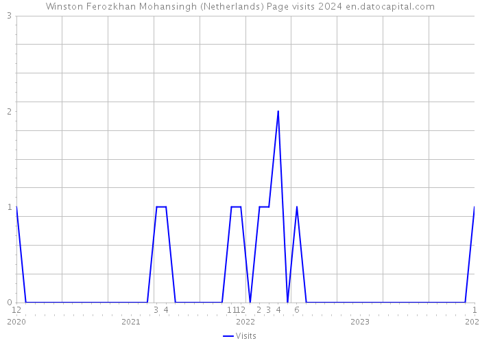 Winston Ferozkhan Mohansingh (Netherlands) Page visits 2024 