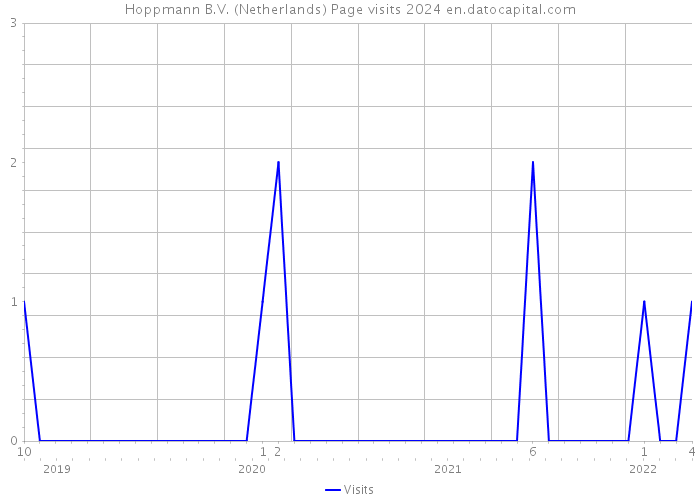 Hoppmann B.V. (Netherlands) Page visits 2024 