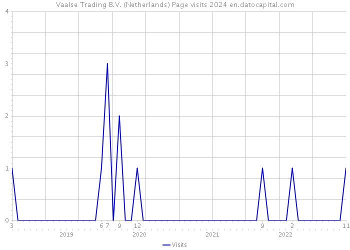 Vaalse Trading B.V. (Netherlands) Page visits 2024 