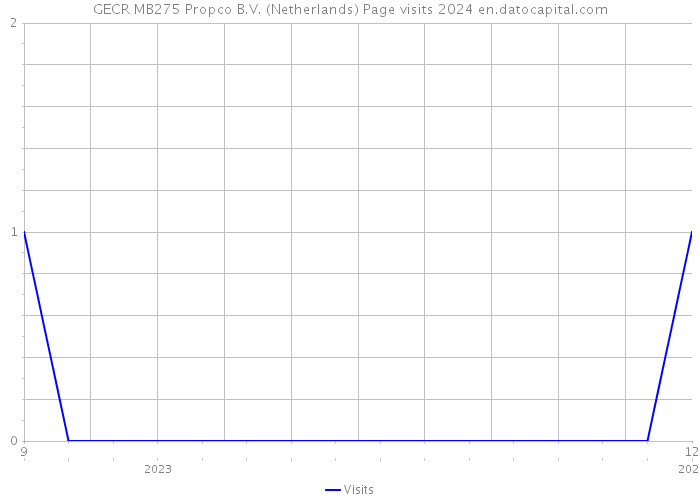 GECR MB275 Propco B.V. (Netherlands) Page visits 2024 