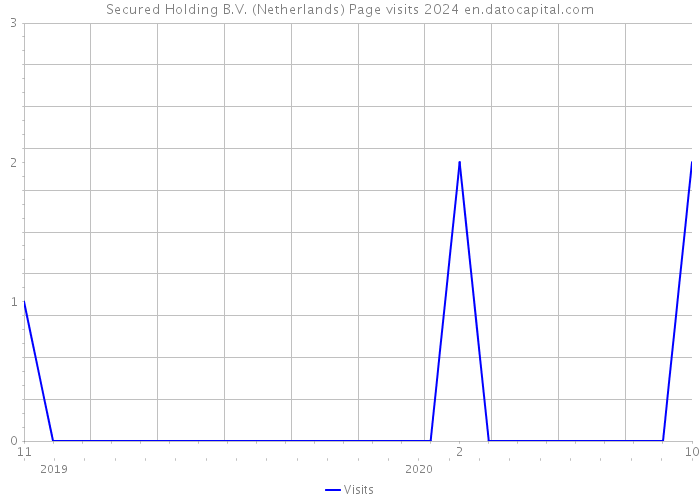 Secured Holding B.V. (Netherlands) Page visits 2024 