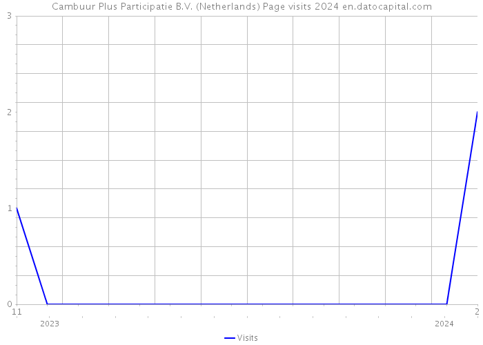 Cambuur Plus Participatie B.V. (Netherlands) Page visits 2024 