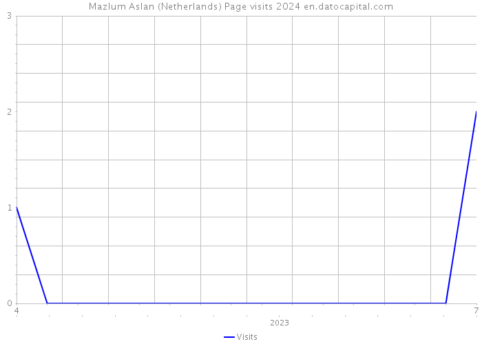 Mazlum Aslan (Netherlands) Page visits 2024 