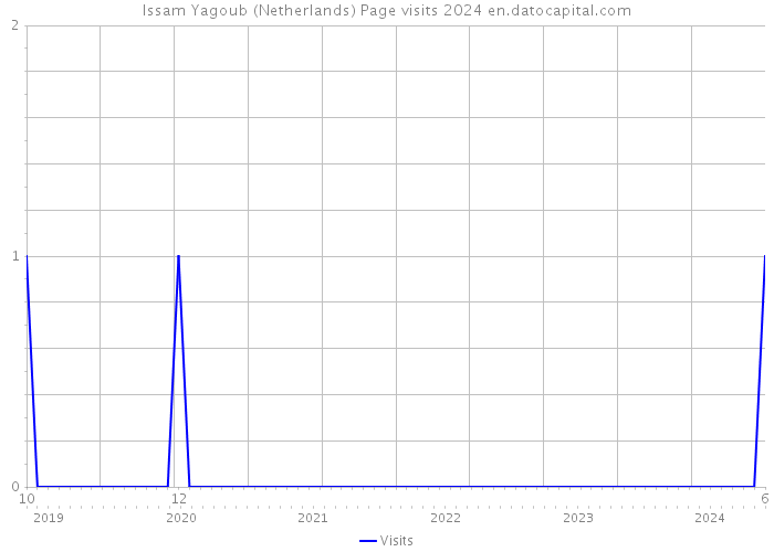 Issam Yagoub (Netherlands) Page visits 2024 