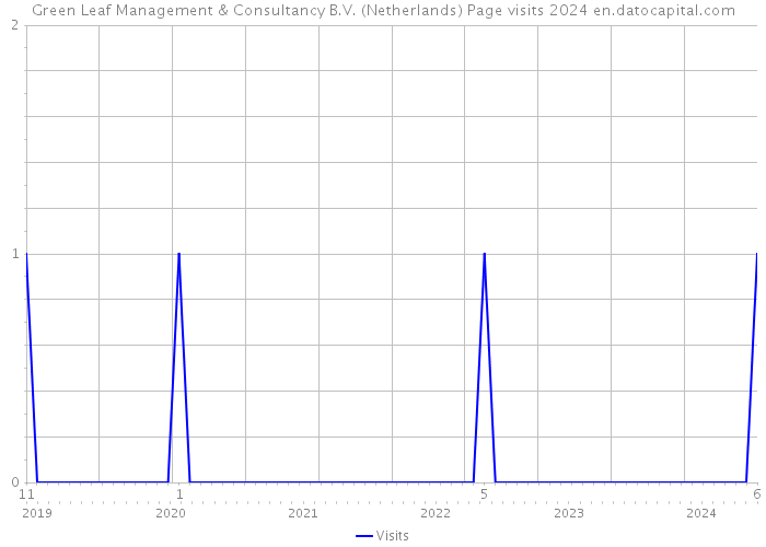 Green Leaf Management & Consultancy B.V. (Netherlands) Page visits 2024 