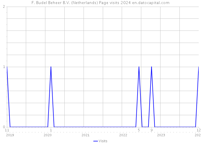 F. Budel Beheer B.V. (Netherlands) Page visits 2024 