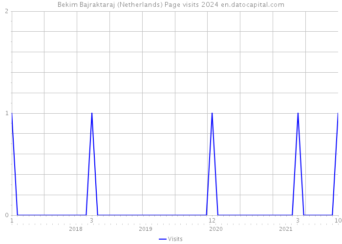 Bekim Bajraktaraj (Netherlands) Page visits 2024 