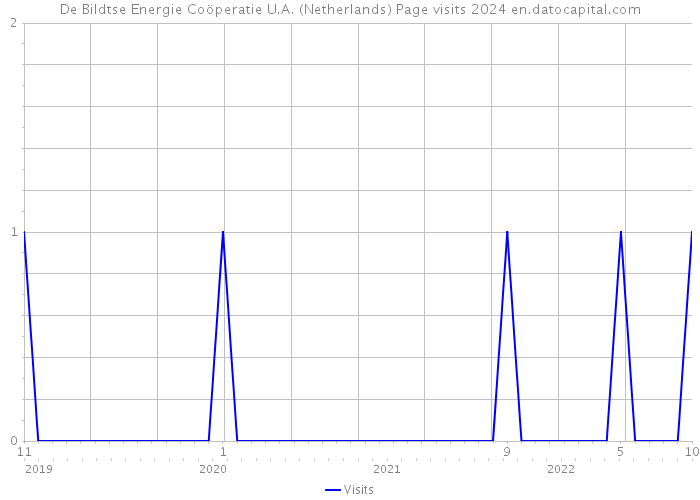 De Bildtse Energie Coöperatie U.A. (Netherlands) Page visits 2024 