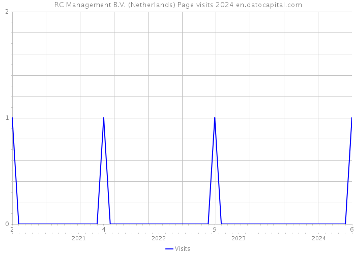 RC Management B.V. (Netherlands) Page visits 2024 