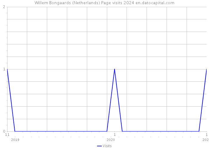 Willem Bongaards (Netherlands) Page visits 2024 