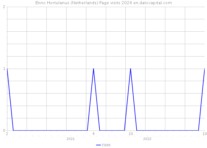 Enno Hortulanus (Netherlands) Page visits 2024 