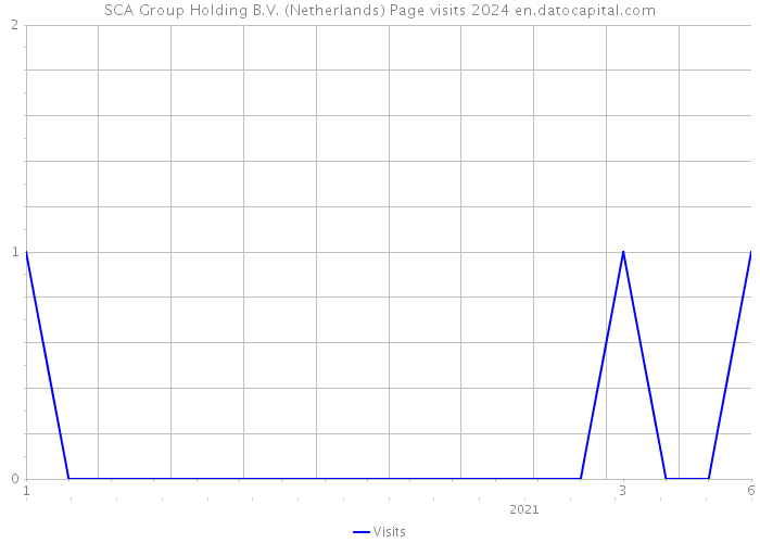 SCA Group Holding B.V. (Netherlands) Page visits 2024 
