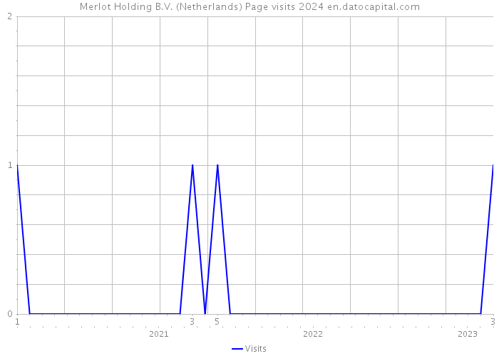 Merlot Holding B.V. (Netherlands) Page visits 2024 