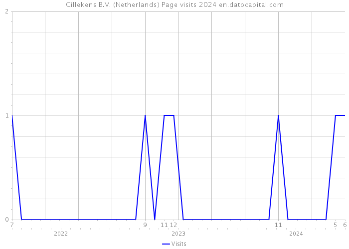 Cillekens B.V. (Netherlands) Page visits 2024 