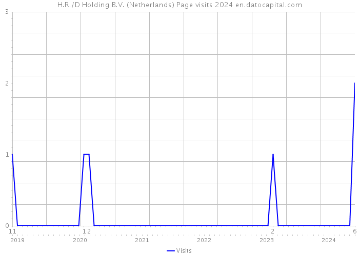 H.R./D Holding B.V. (Netherlands) Page visits 2024 