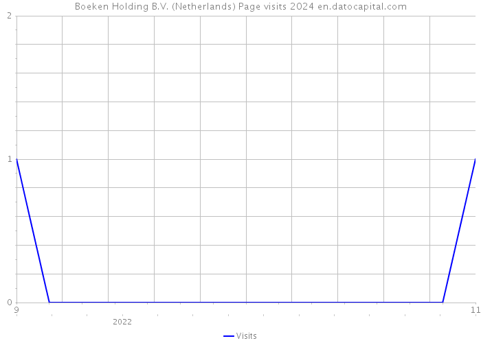 Boeken Holding B.V. (Netherlands) Page visits 2024 
