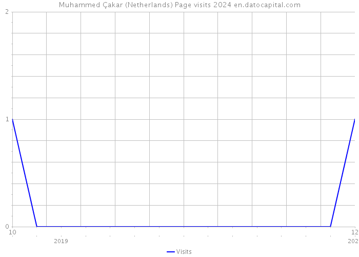 Muhammed Çakar (Netherlands) Page visits 2024 