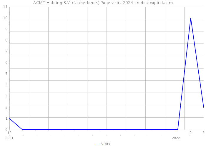 ACMT Holding B.V. (Netherlands) Page visits 2024 