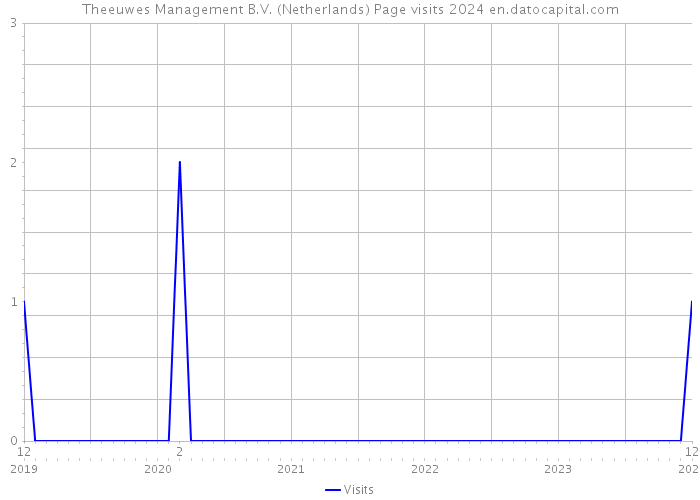 Theeuwes Management B.V. (Netherlands) Page visits 2024 
