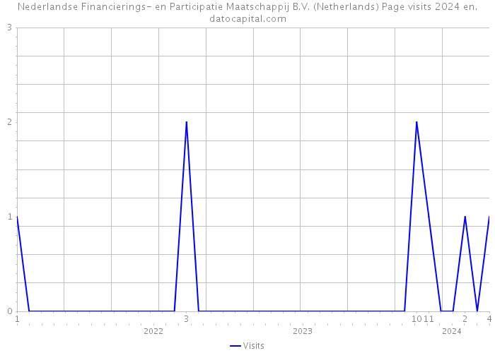 Nederlandse Financierings- en Participatie Maatschappij B.V. (Netherlands) Page visits 2024 