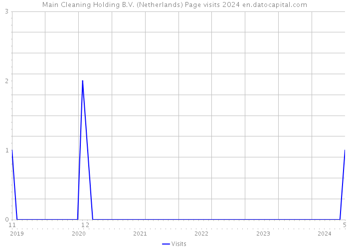 Main Cleaning Holding B.V. (Netherlands) Page visits 2024 