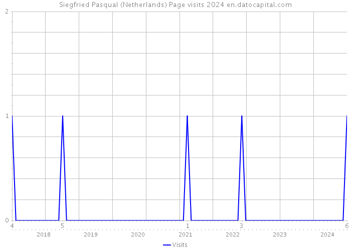 Siegfried Pasqual (Netherlands) Page visits 2024 