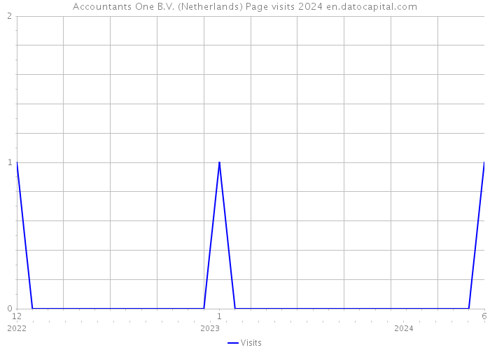 Accountants One B.V. (Netherlands) Page visits 2024 