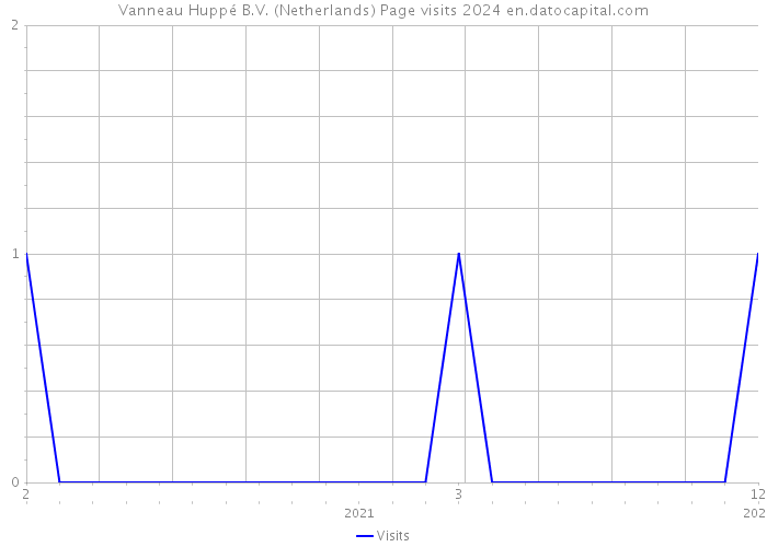 Vanneau Huppé B.V. (Netherlands) Page visits 2024 