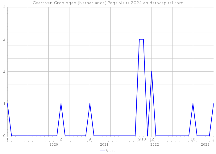 Geert van Groningen (Netherlands) Page visits 2024 