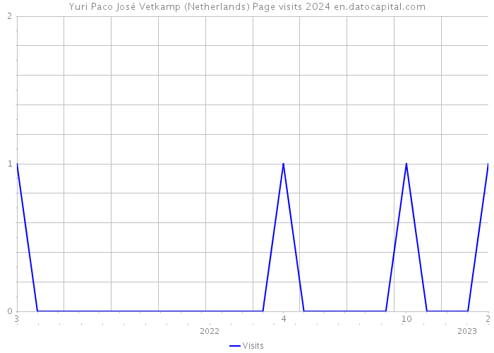 Yuri Paco José Vetkamp (Netherlands) Page visits 2024 