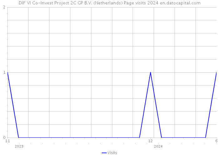 DIF VI Co-Invest Project 2C GP B.V. (Netherlands) Page visits 2024 