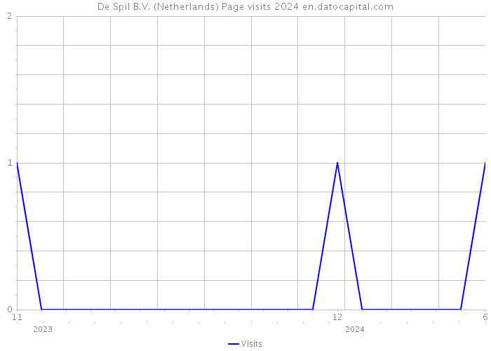 De Spil B.V. (Netherlands) Page visits 2024 