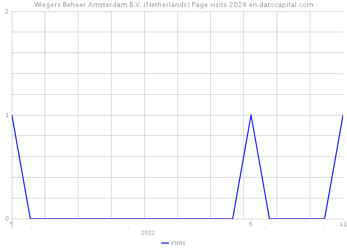 Wiegers Beheer Amsterdam B.V. (Netherlands) Page visits 2024 