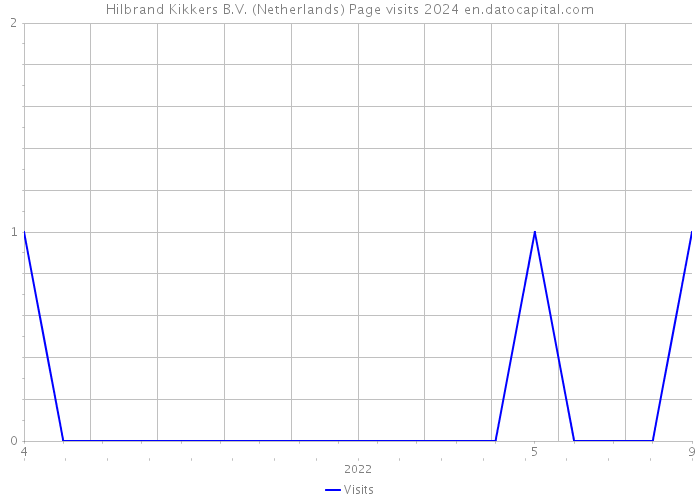 Hilbrand Kikkers B.V. (Netherlands) Page visits 2024 