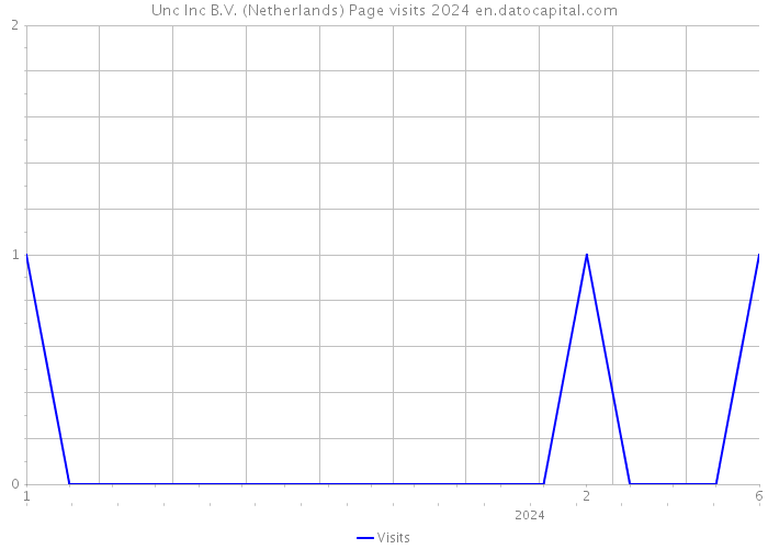 Unc Inc B.V. (Netherlands) Page visits 2024 
