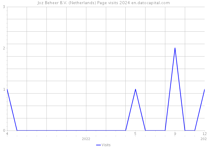 Joz Beheer B.V. (Netherlands) Page visits 2024 
