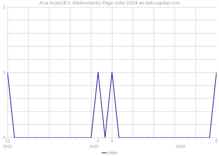 Alca Invest B.V. (Netherlands) Page visits 2024 