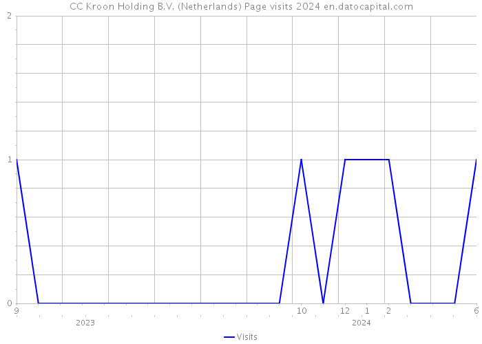 CC Kroon Holding B.V. (Netherlands) Page visits 2024 
