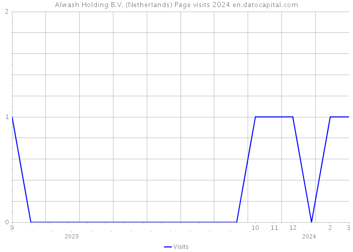 Alwash Holding B.V. (Netherlands) Page visits 2024 