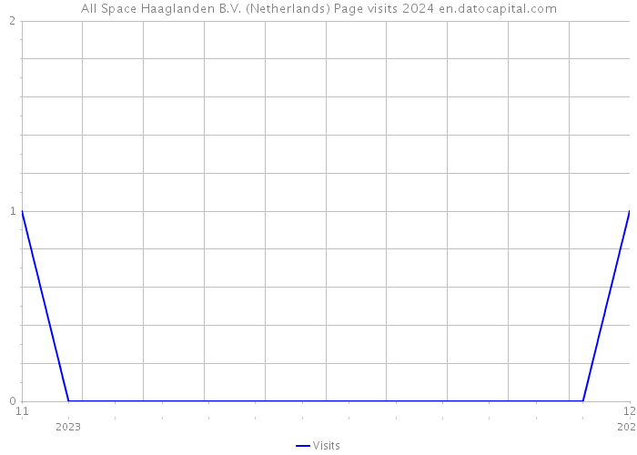 All Space Haaglanden B.V. (Netherlands) Page visits 2024 