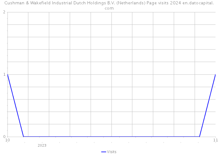 Cushman & Wakefield Industrial Dutch Holdings B.V. (Netherlands) Page visits 2024 