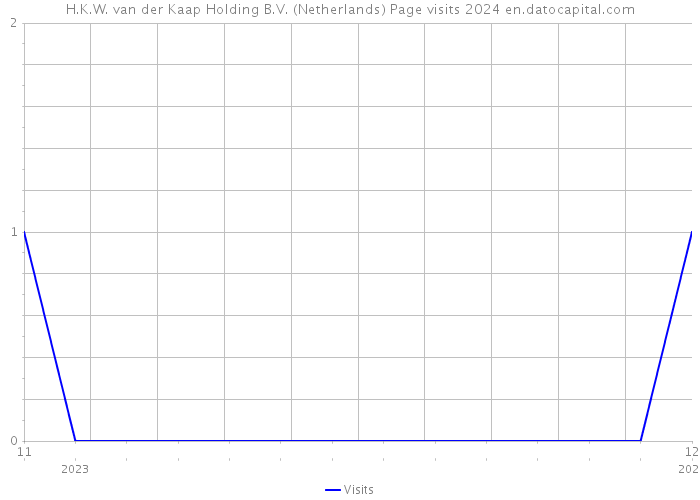 H.K.W. van der Kaap Holding B.V. (Netherlands) Page visits 2024 
