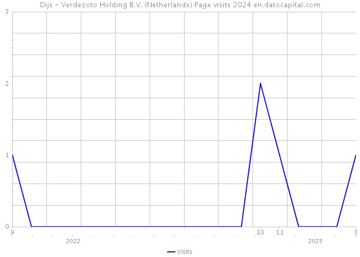 Dijs - Verdezoto Holding B.V. (Netherlands) Page visits 2024 