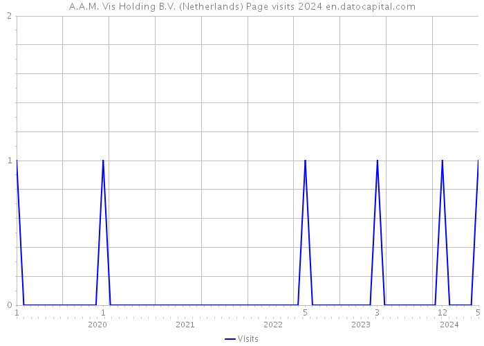 A.A.M. Vis Holding B.V. (Netherlands) Page visits 2024 