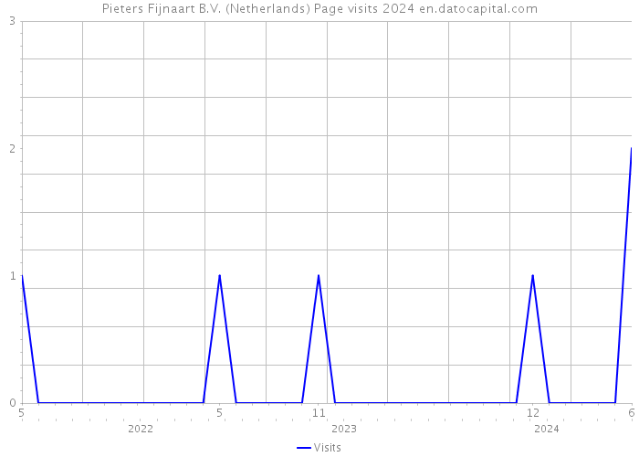 Pieters Fijnaart B.V. (Netherlands) Page visits 2024 