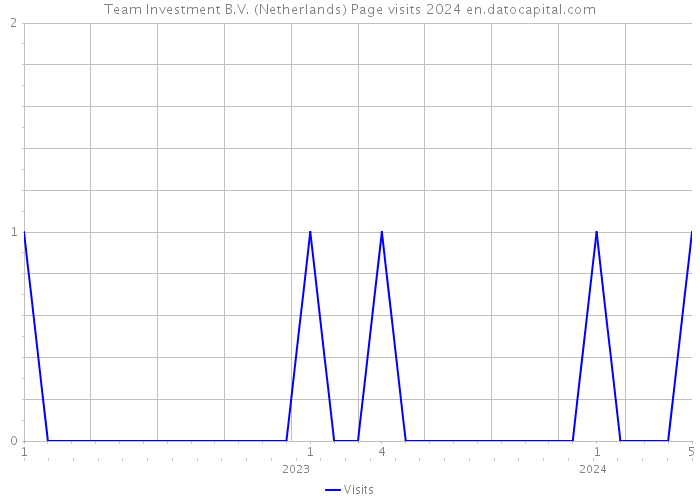 Team Investment B.V. (Netherlands) Page visits 2024 