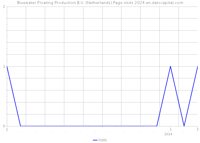 Bluewater Floating Production B.V. (Netherlands) Page visits 2024 