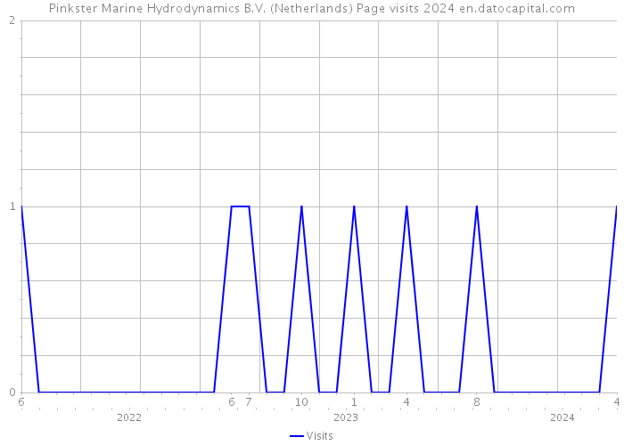 Pinkster Marine Hydrodynamics B.V. (Netherlands) Page visits 2024 