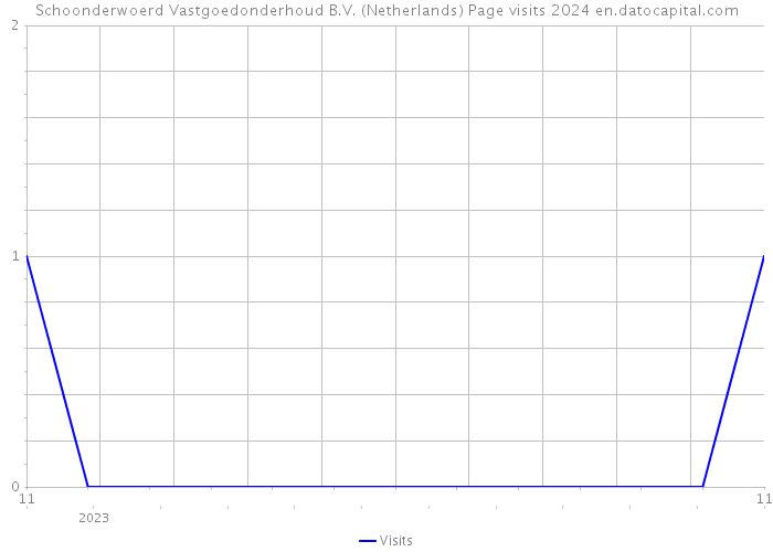 Schoonderwoerd Vastgoedonderhoud B.V. (Netherlands) Page visits 2024 